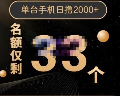 [高端精品] 2022年全新口子，手机批量搬砖玩法，一部手机日撸2000+